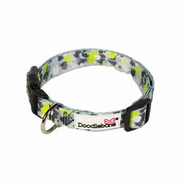 DOODLEBONE Pattern Collar, Neon Paint Splat, 6-11