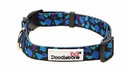 DOODLEBONE Pattern Collar, Electric Party, 3-6