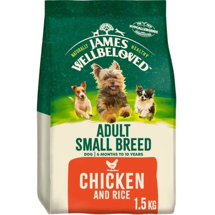 JAMES WELLBELOVED ADULT SMALL BREED CHICKEN 1.5KG