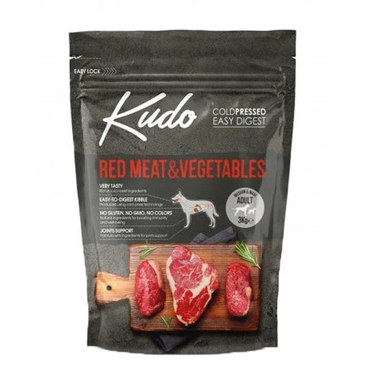 KUDO RED MEAT MEDIUM/MAXI ADULT 3KG