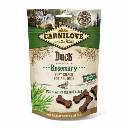 CARNILOVE TREAT DUCK W ROSEMARY 200G