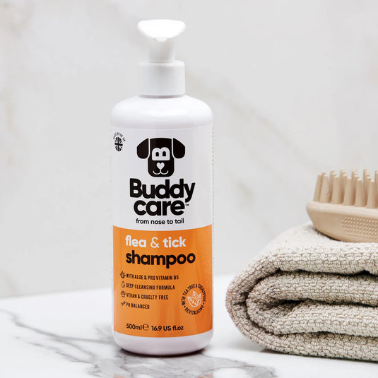 BUDDYCARE 500ML FLEA & TICK SHAMPOO