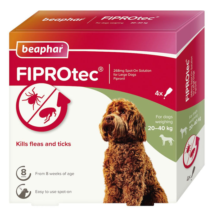 FIPROTEC SPOT ON LARGE DOG 4 TREATMENTS