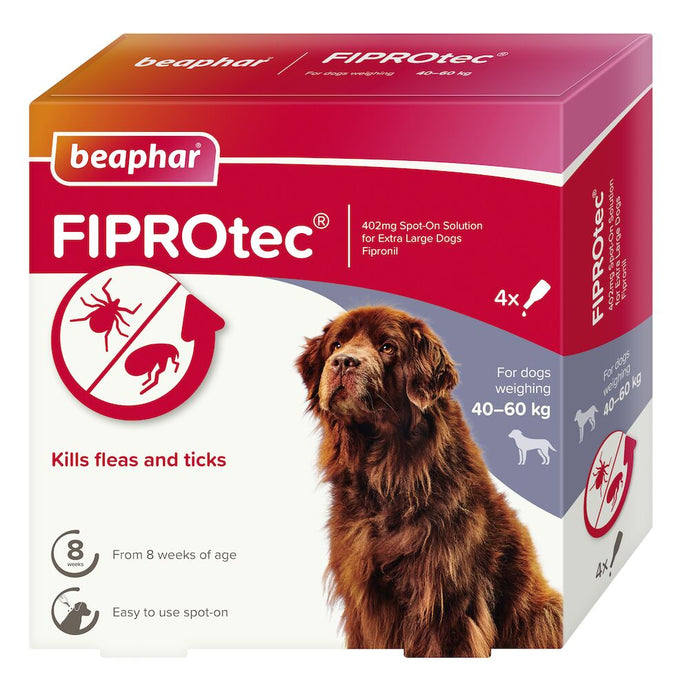 FIPROTEC SPOT ON XL DOG 4 TREATMENTS