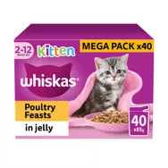 WHISKAS 40PK POULTRY KITTEN
