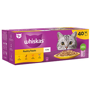 WHISKAS 40PK POULTRY