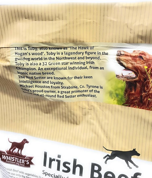 WHISTLERS IRISH BEEF HYPOALLERGENIC DOG FOOD 2KG