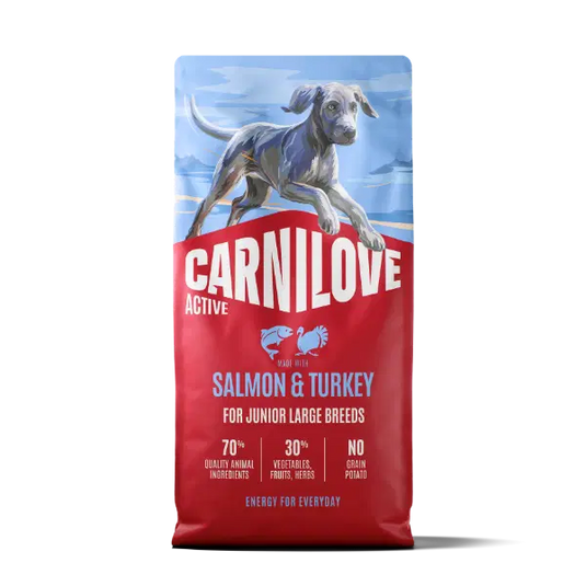 CARNILOVE JUNIOR LARGE BREED SALMON & TURKEY
