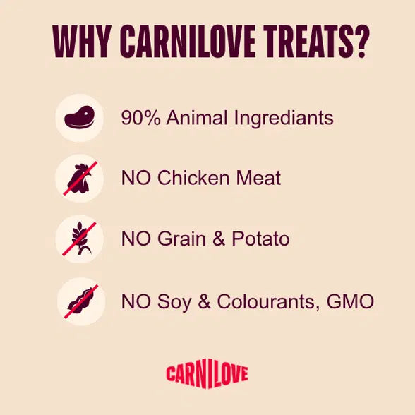 Load image into Gallery viewer, Carnilove Grain Free Dog Treats 200g | Soft &amp; Crunchy Snacks
