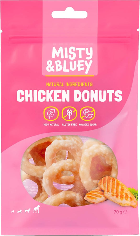 MISTY & BLUEY CHICKEN DONUTS 70G