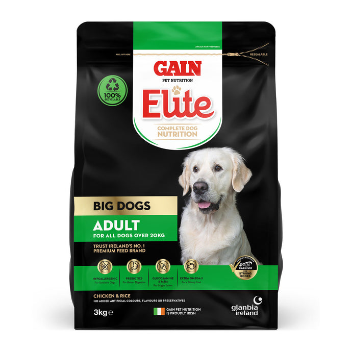 GAIN ELITE BIG DOG ADULT 3KG