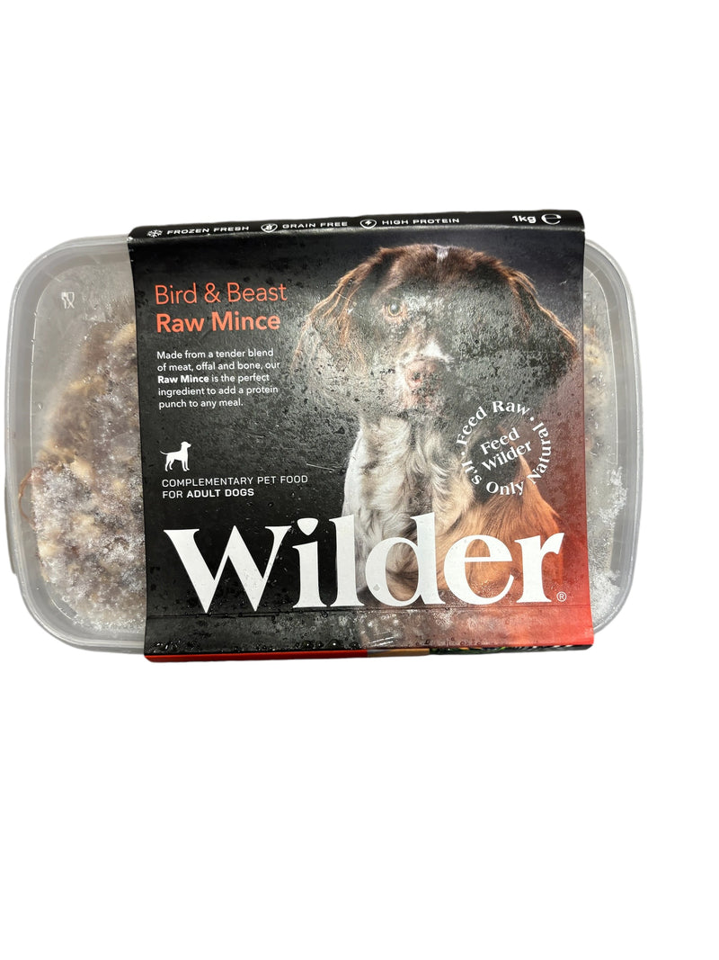 Load image into Gallery viewer, WILDER BIRD &amp; BEAST RAW MINCE 1KG
