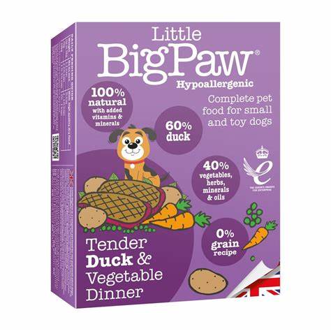 BIG PAWS DUCK & VEG 150G SMALL DOG