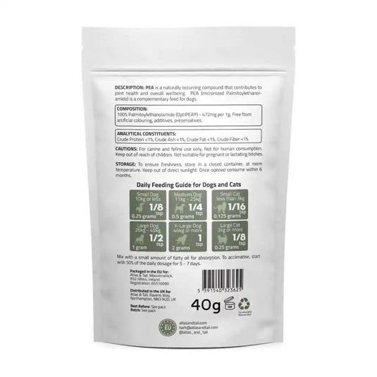 ATLAS & TAIL 100% PURE PEA DOG/CAT 40G