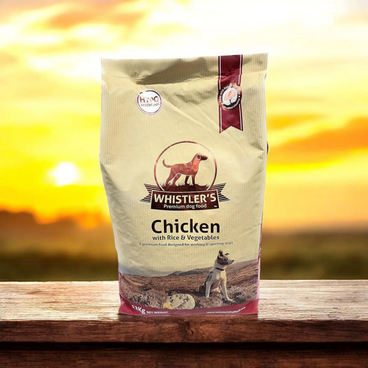 WHISTLERS CHICKEN & RICE HYPOALLERGENIC DOG FOOD 12KG