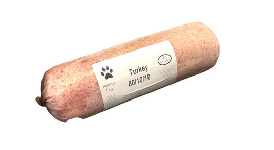 RAW PAWS TURKEY 1KG
