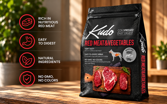 KUDO RED MEAT MEDIUM/MAXI ADULT 3KG
