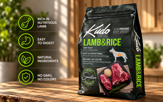 KUDO LAMB & RICE MED/MAXI JUNIOR 3KG