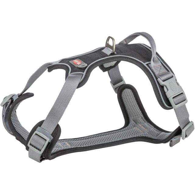 Load image into Gallery viewer, Trixie Premium Active Harness Black L 69 to 87 cm/25 mm
