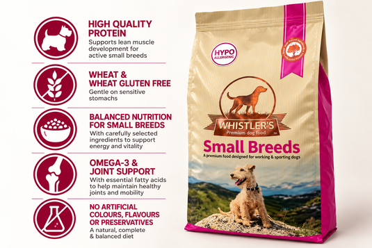 WHISTLER CHICKEN & RICE HYPOALLERGENIC SMALL BREED DOG FOOD 6KG