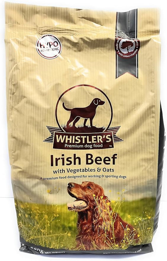 WHISTLERS IRISH BEEF HYPOALLERGENIC DOG FOOD 2KG