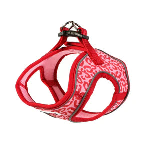 DOODLEBONE Pattern Snappy Harness, Ruby Leopard, 3