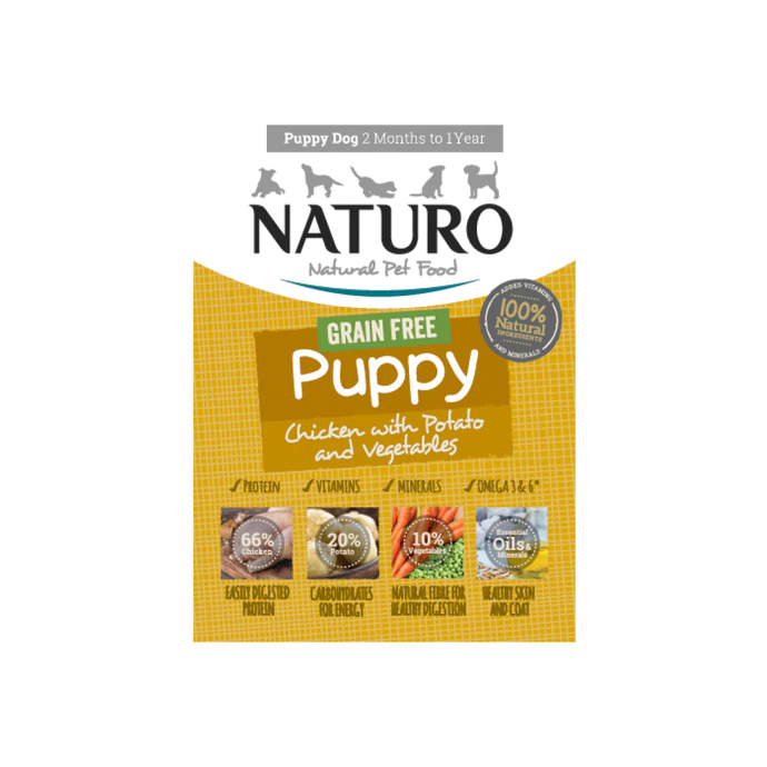 NATURO PUPPY CHICKEN GRAIN FREE 150G