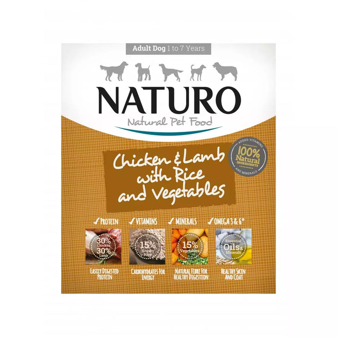 NATURO TRAY CHICKEN & LAMB 400G