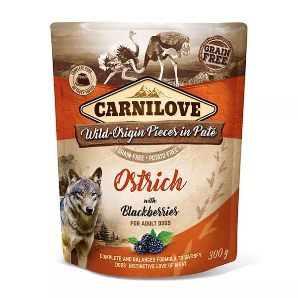 CARNILOVE OSTRICH POUCH 300G