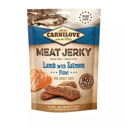 CARNILOVE LAMB & SALMON JERKY 100G