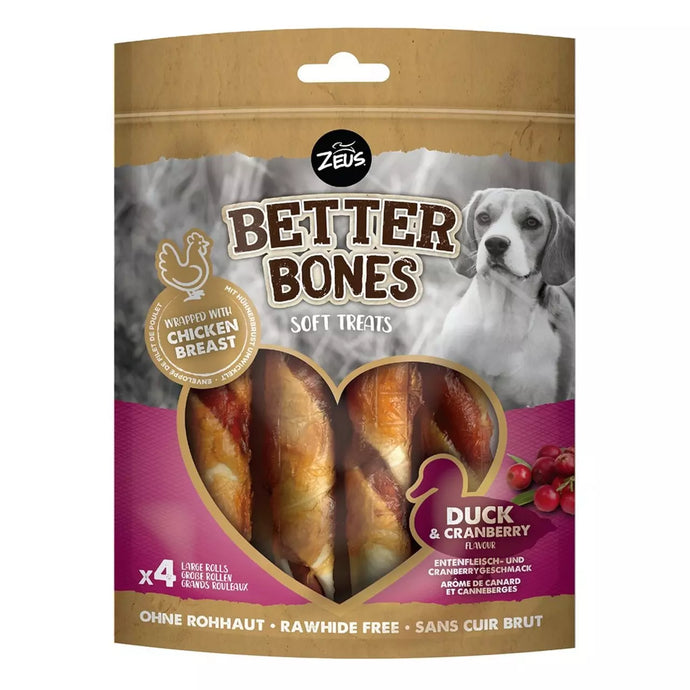 ZEUS BETTER BONES DUCK & CRAN LGE ROLLS