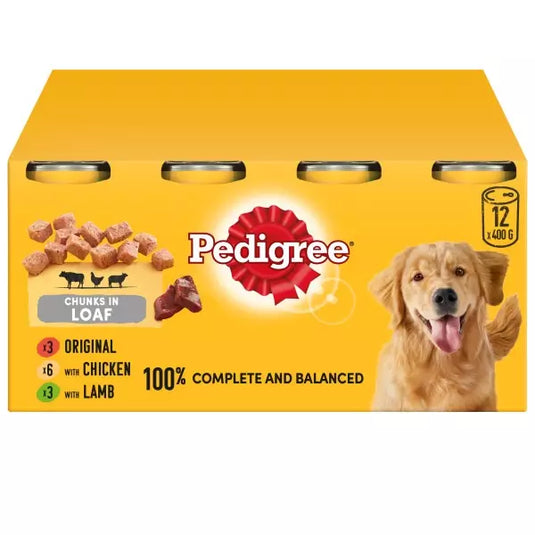 PEDIGREE CHUM TIN LOAF 12PK