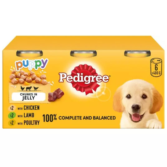 PEDIGREE PUPPY TIN 6PK