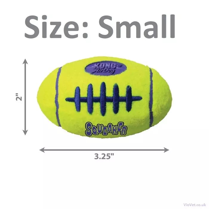 Load image into Gallery viewer, KONG AIR SQUEAKER RUGBY USA FOOTBALL SMALL
