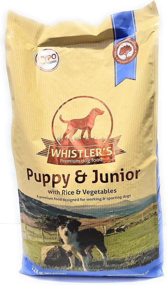WHISTLERS PUPPY HYPOALLERGENIC DOG FOOD 12KG