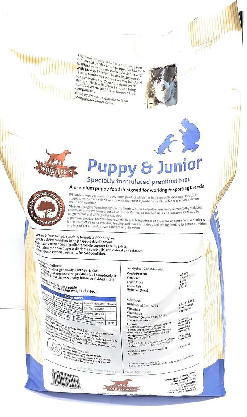 Load image into Gallery viewer, WHISTLERS PUPPY HYPOALLERGENIC DOG FOOD 12KG
