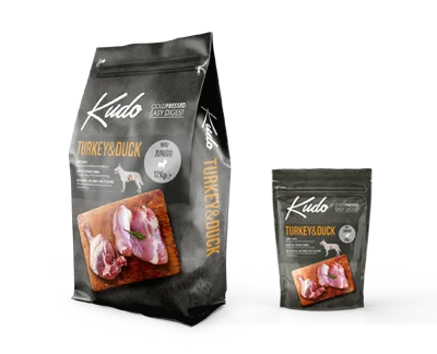 Load image into Gallery viewer, KUDO TURKEY &amp; DUCK SENIOR/LIGHT ADULT 3KG
