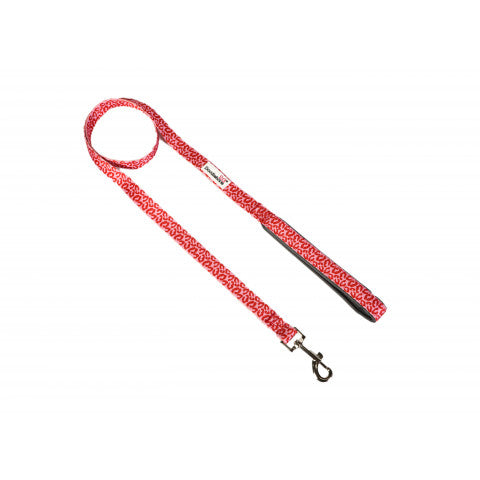DOODLEBONE Pattern Lead, Ruby Leopard, 20mm