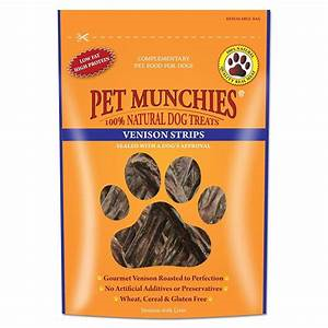 PET MUNCHIES VENISON STRIPS 75G