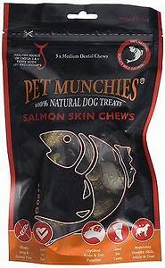 PET MUNCHIES SALMON CHEW BONES MEDIUM 90G
