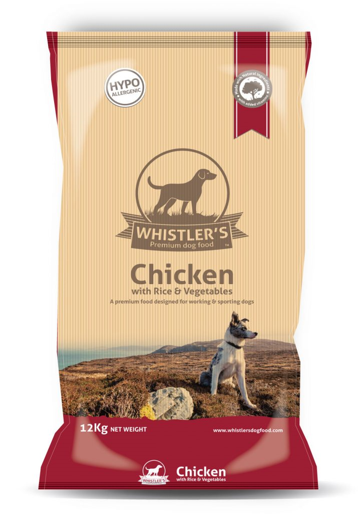 Load image into Gallery viewer, WHISTLERS CHICKEN &amp; RICE HYPOALLERGENIC DOG FOOD 12KG

