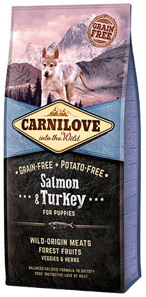 CARNILOVE PUPPY SALMON & TURKEY 12KG