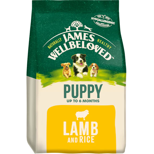 JAMES WELLBELOVED PUPPY LAMB 2KG
