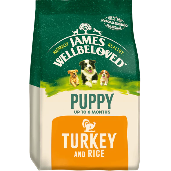 JAMES WELLBELOVED PUPPY TURKEY 2KG