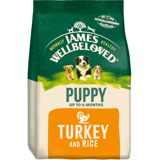 JAMES WELLBELOVED PUPPY TURKEY 2KG
