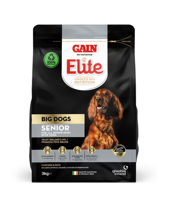 GAIN ELITE BIG DOG SENIOR 3KG